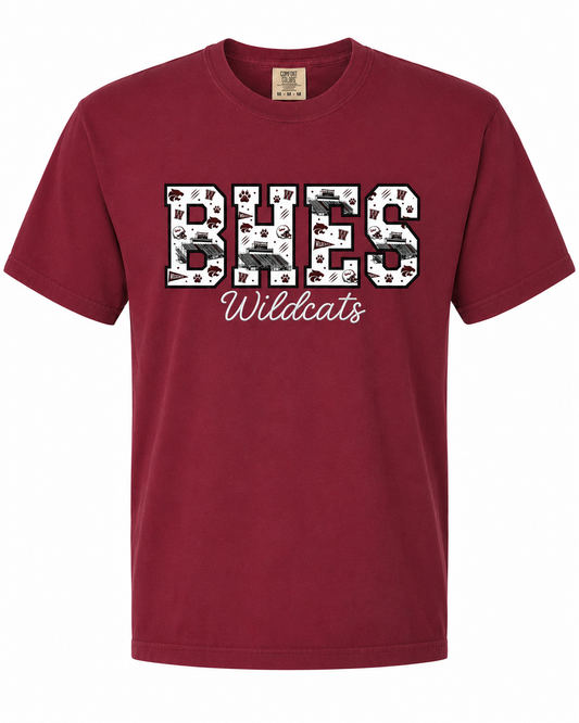 Central School Initial Southern Spirit Applique Tee