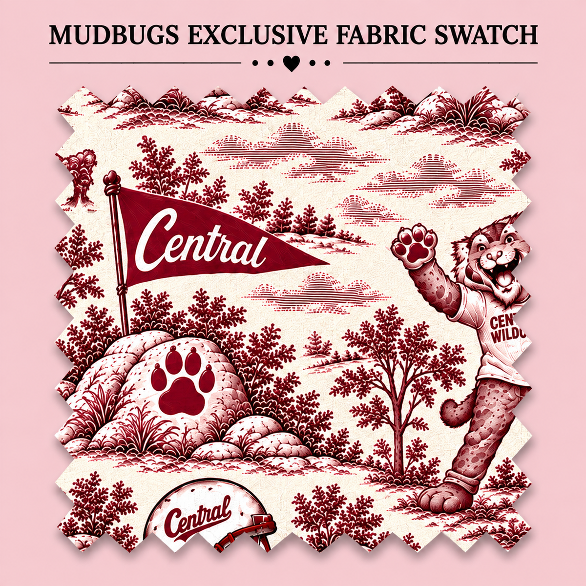 Wildcats Toile Appliqué Sweatshirt - MUDBUGSBTQ