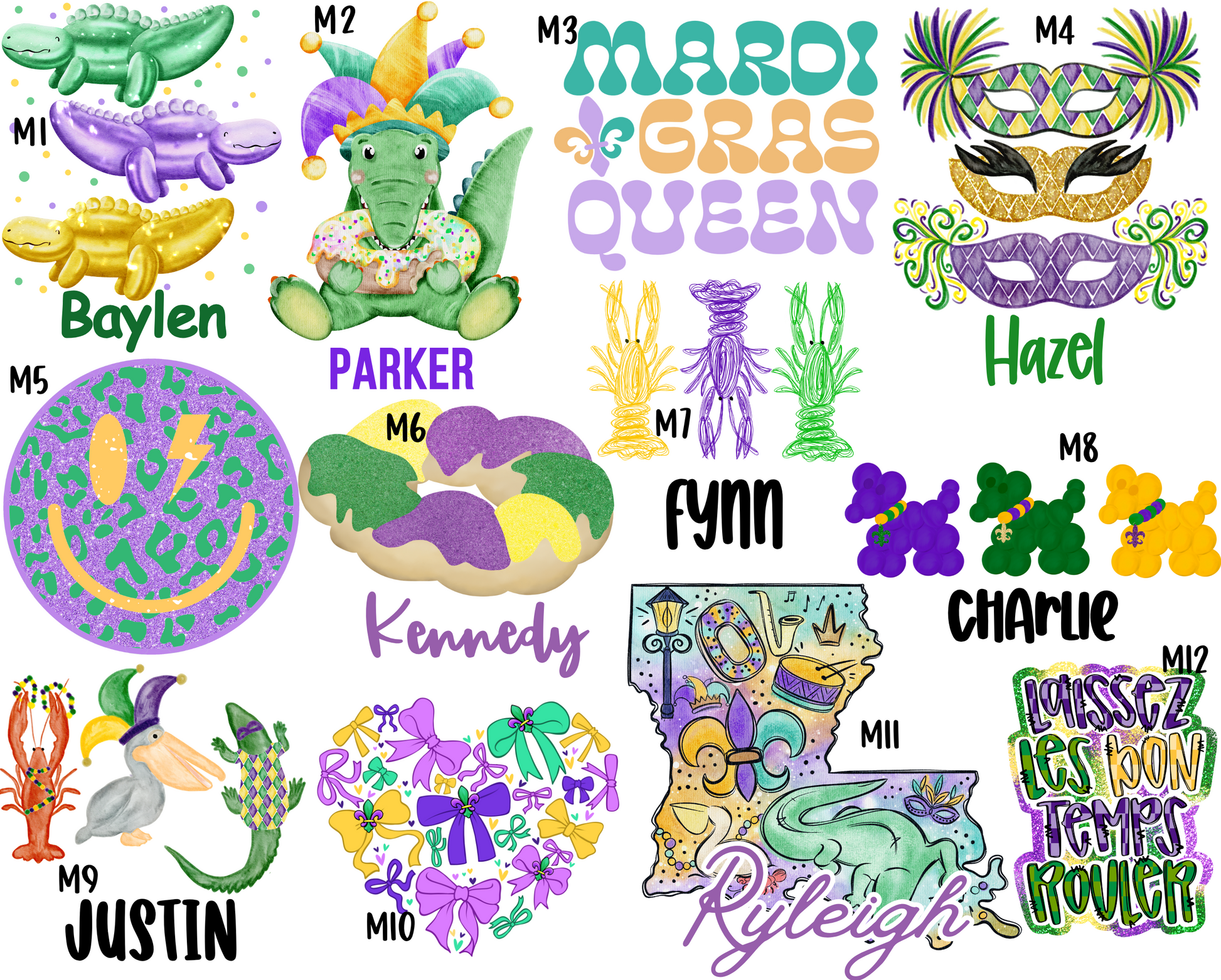 Kids Mardi Gras Tee - MUDBUGSBTQ