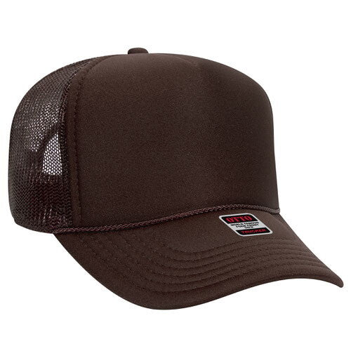 Brown (mid profile) Trucker Hat - MUDBUGSBTQ