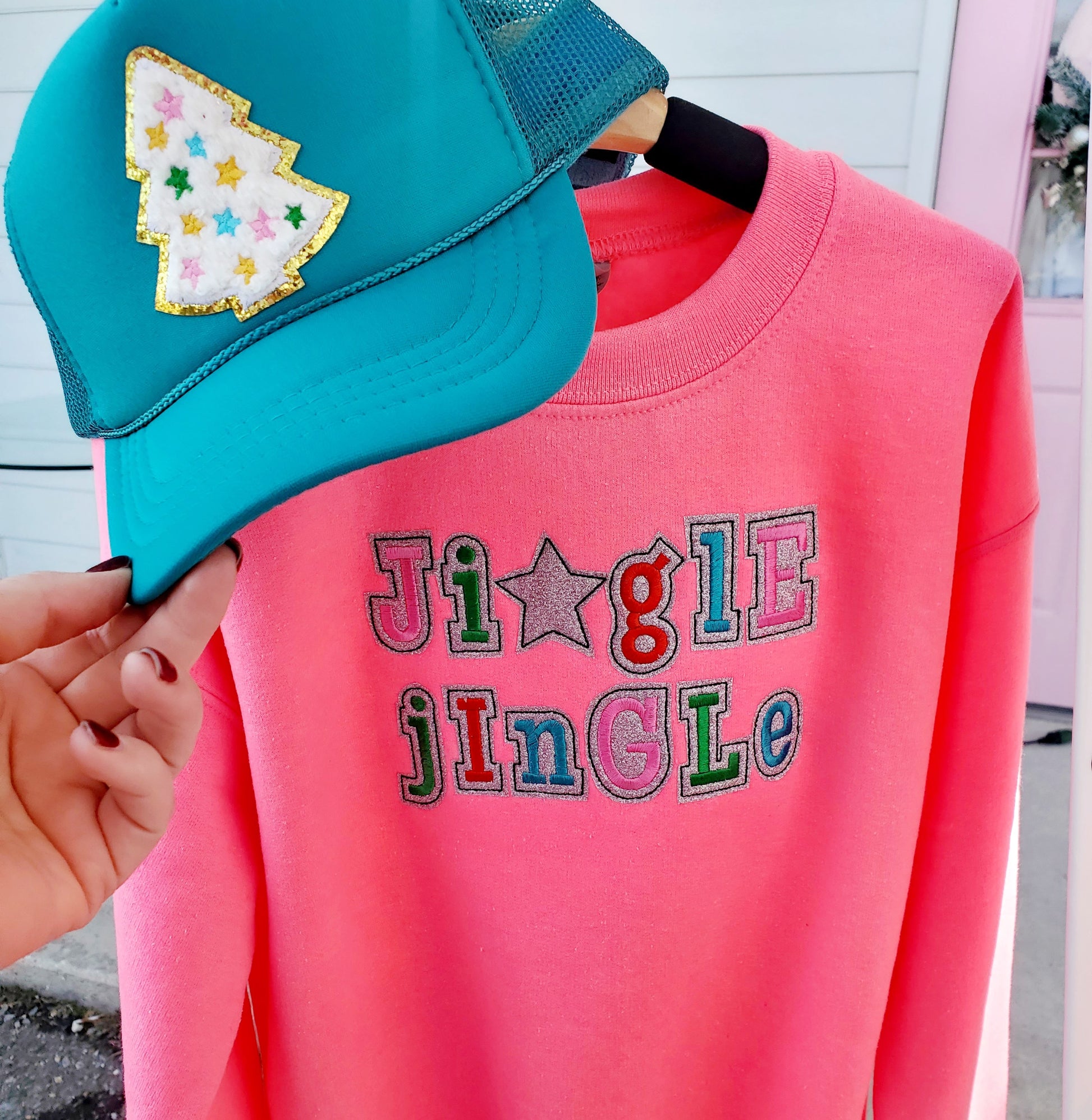 Jingle Jingle Neon Sweatshirt - MUDBUGSBTQ