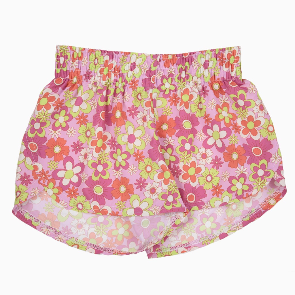 Flower Power Neon Shorts