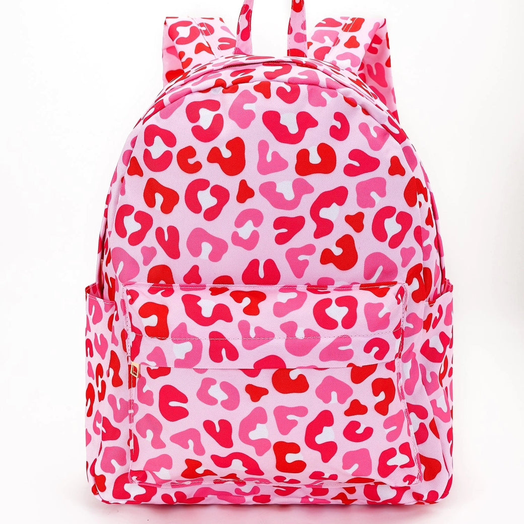 Pink Leopard Backpack