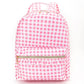 Pink Gingham Backpack