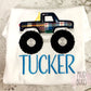 Monster Truck Embroidery Shirt - MUDBUGSBTQ