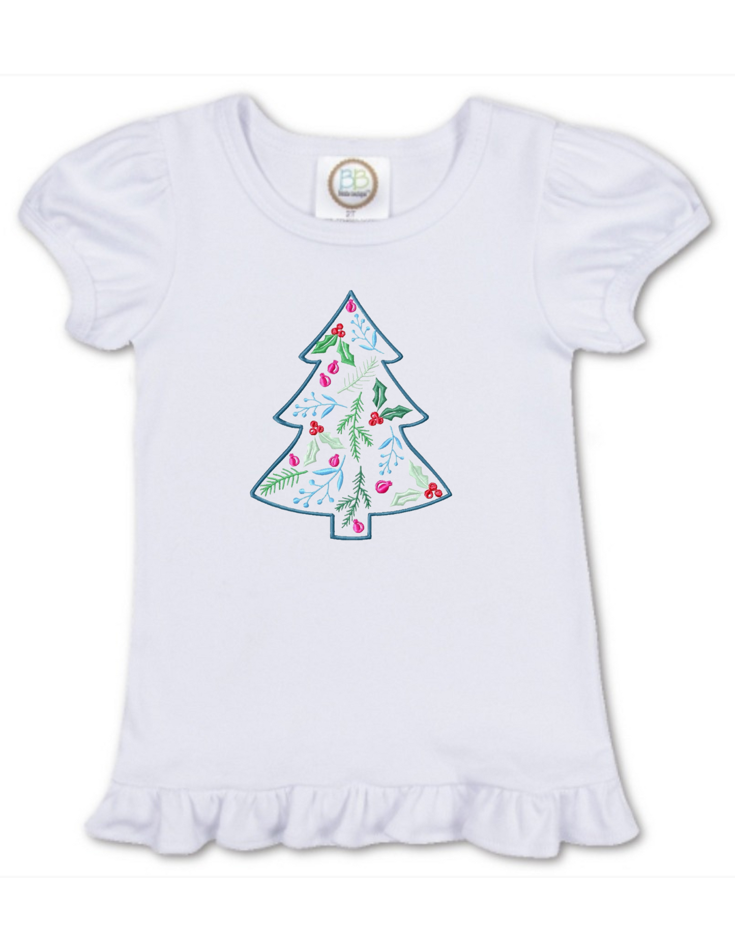 Christmas Tree Embroidery - MUDBUGSBTQ