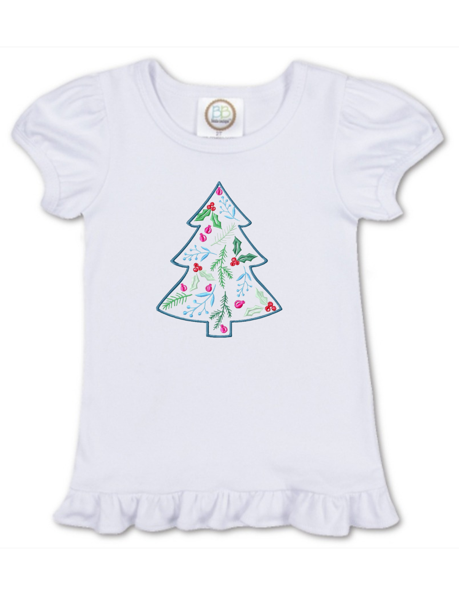 Christmas Tree Embroidery - MUDBUGSBTQ