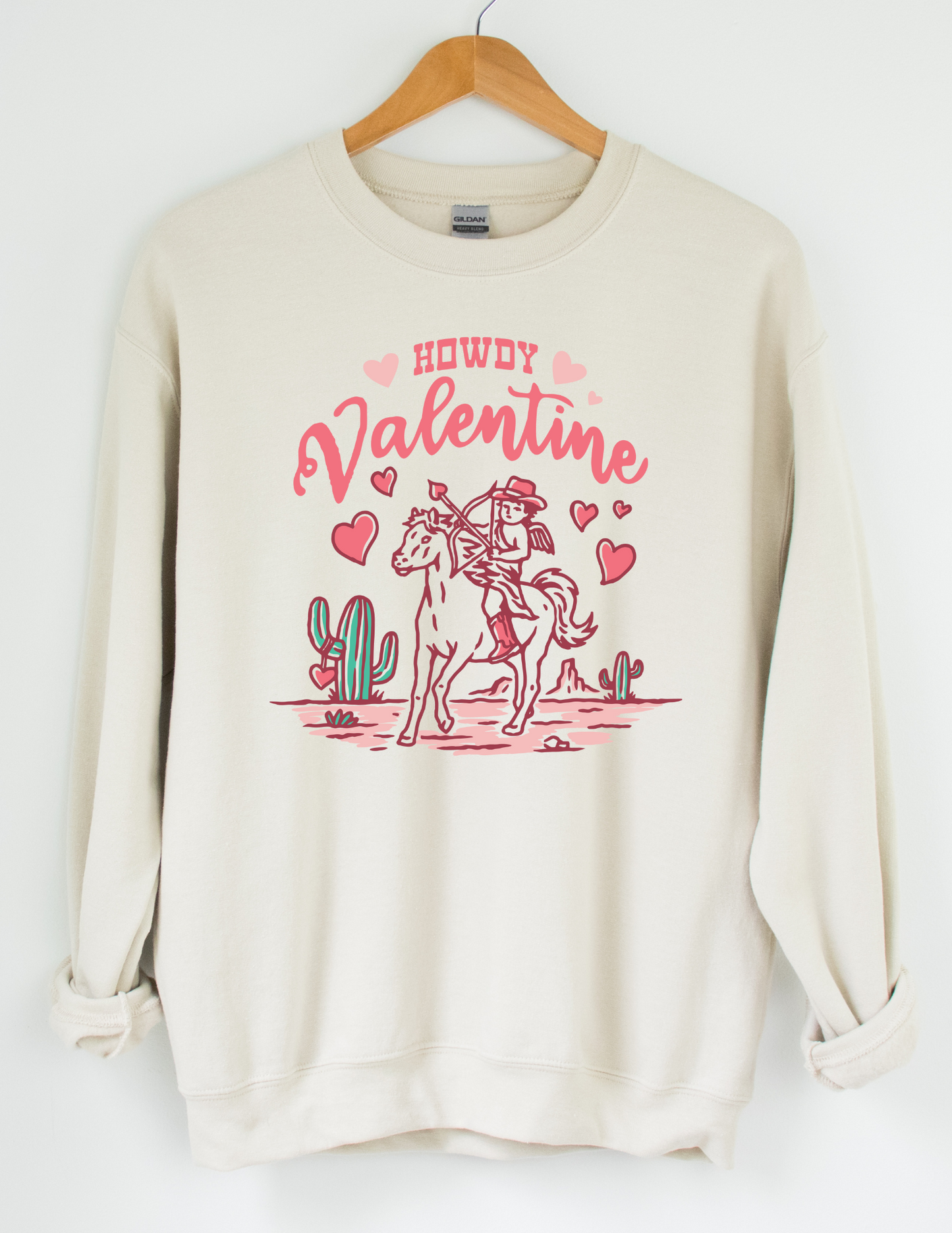 Howdy Valentine Sweatshirt - MUDBUGSBTQ