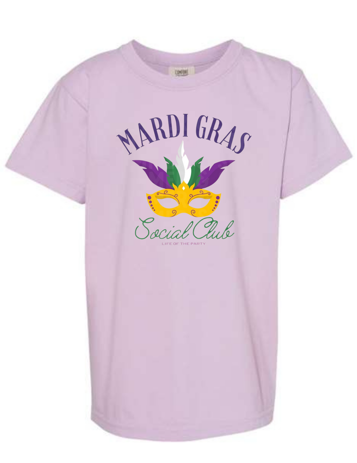 Mardi Gras Social Club Tee - MUDBUGSBTQ