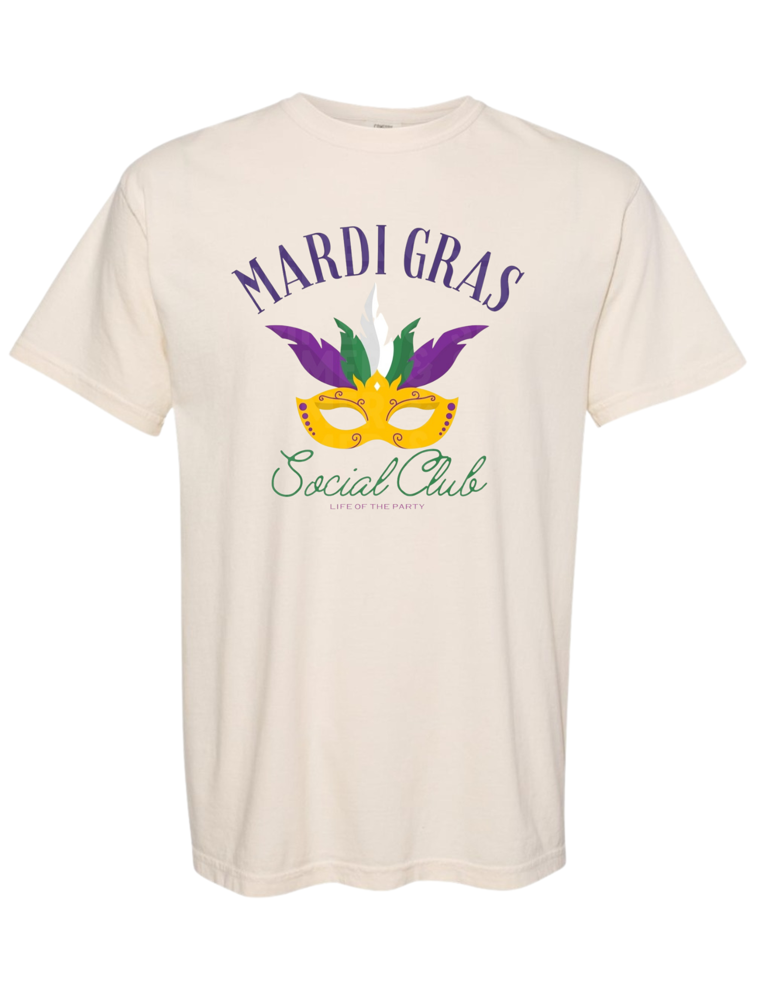 Mardi Gras Social Club Tee - MUDBUGSBTQ