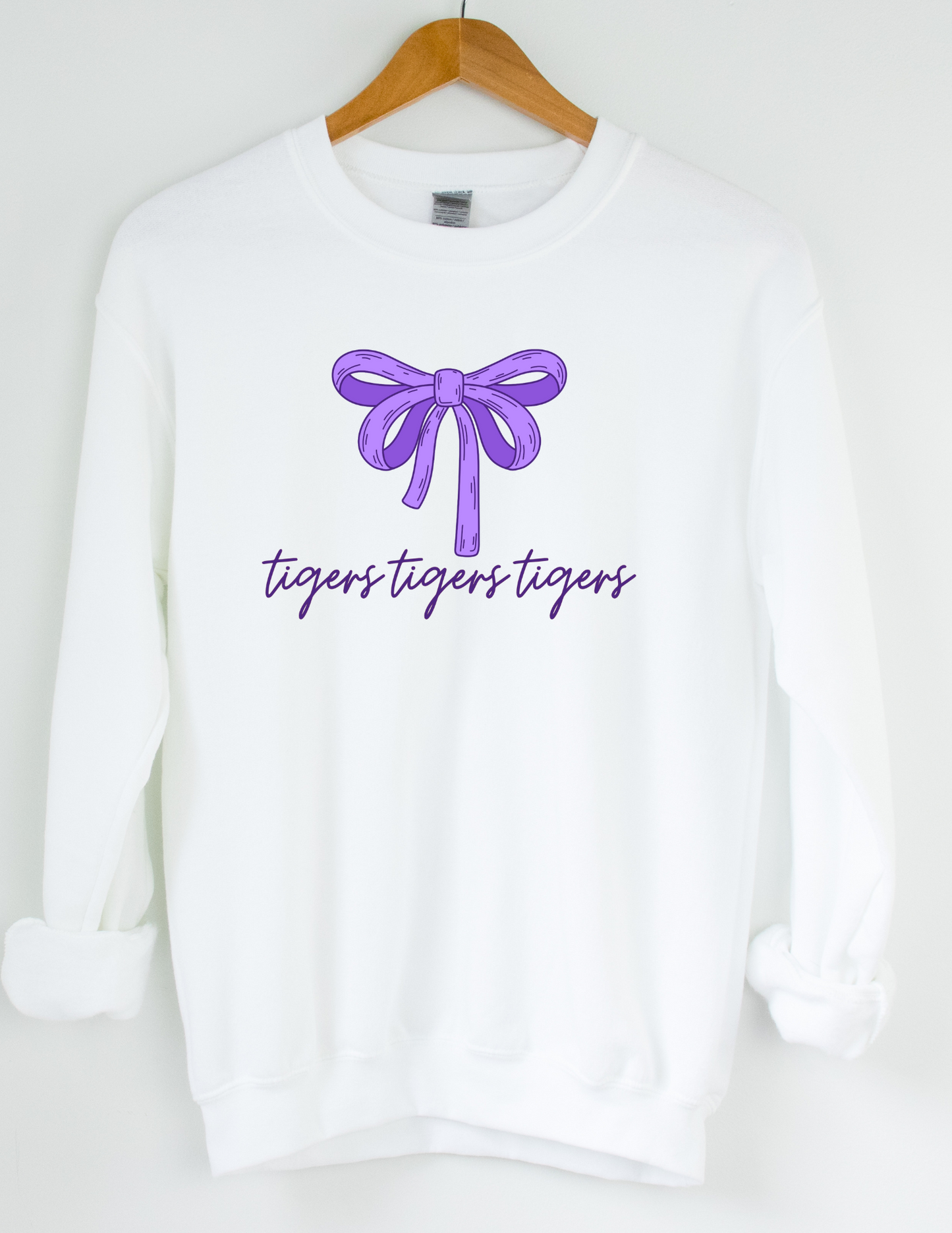 Tiger Bow Sweatshirt - MUDBUGSBTQ