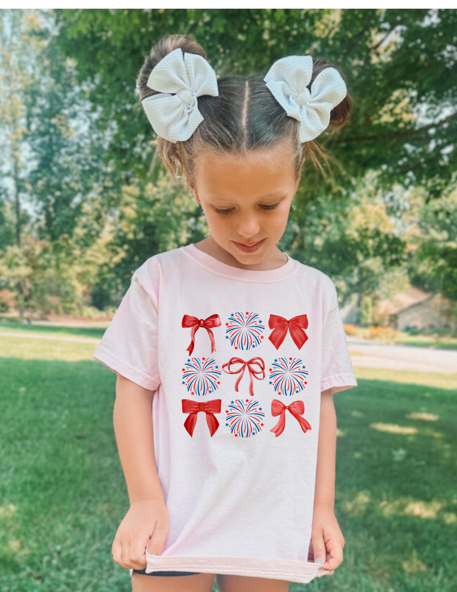 Bows & Fireworks Shirt - MUDBUGSBTQ