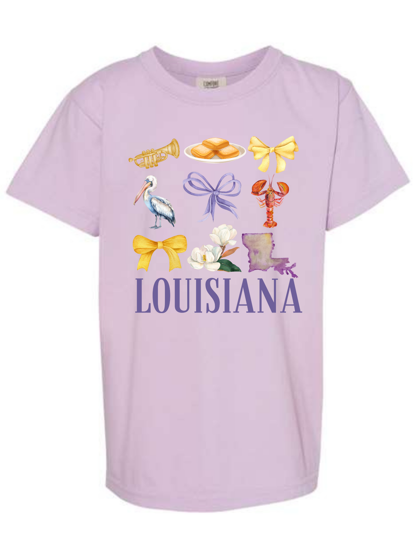 Louisiana Bows Tee - MUDBUGSBTQ