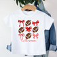 Custom Football & Bow Tee - MUDBUGSBTQ