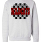 Wildcats Checkered Sweatshirt - MUDBUGSBTQ