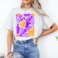 Purple & Gold Go Team Tee - MUDBUGSBTQ