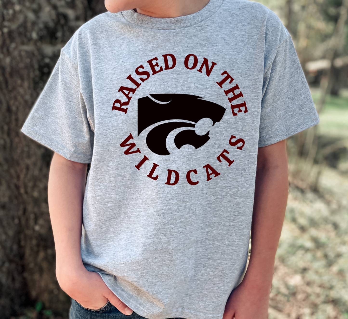 Raised on the Wildcats Team Tee