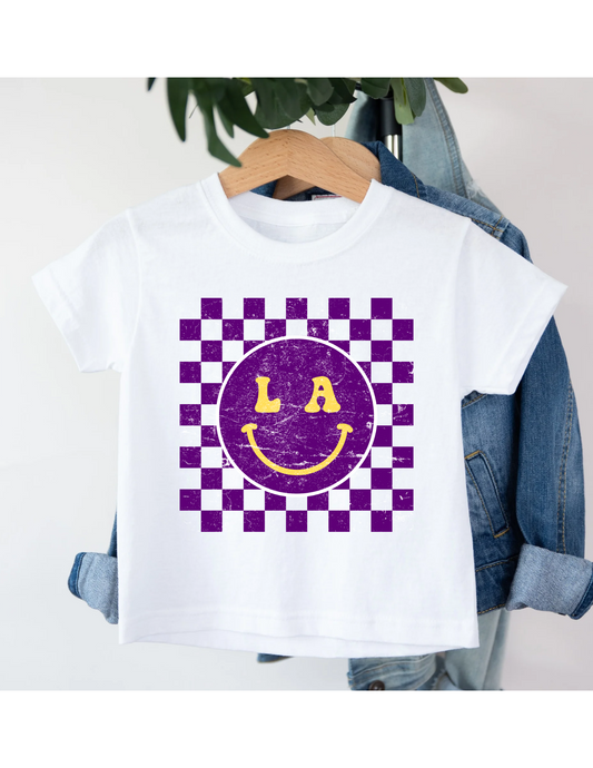 Checkered LA Tee