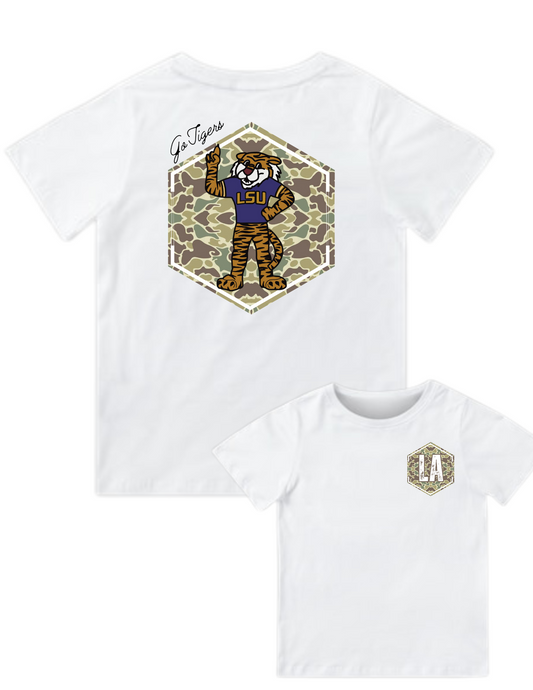 Boys Camo Tigers Tee - MUDBUGSBTQ