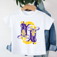 Girls Purple & Gold Boots Tee - MUDBUGSBTQ