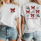 Wildcat Football Bow Tee - MUDBUGSBTQ