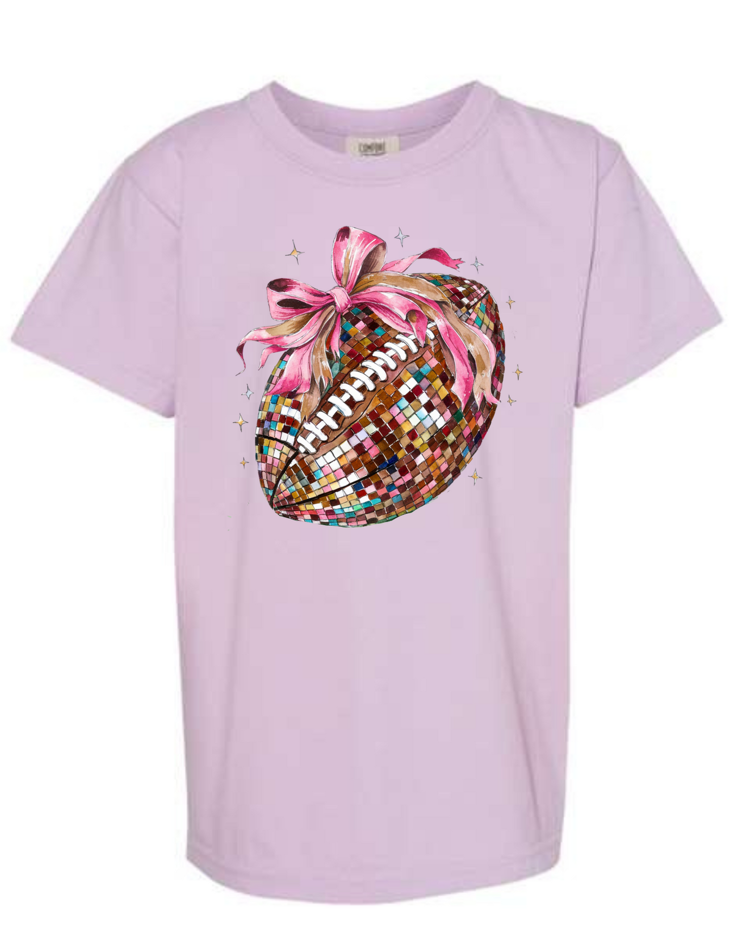 Purple Disco Football Tee