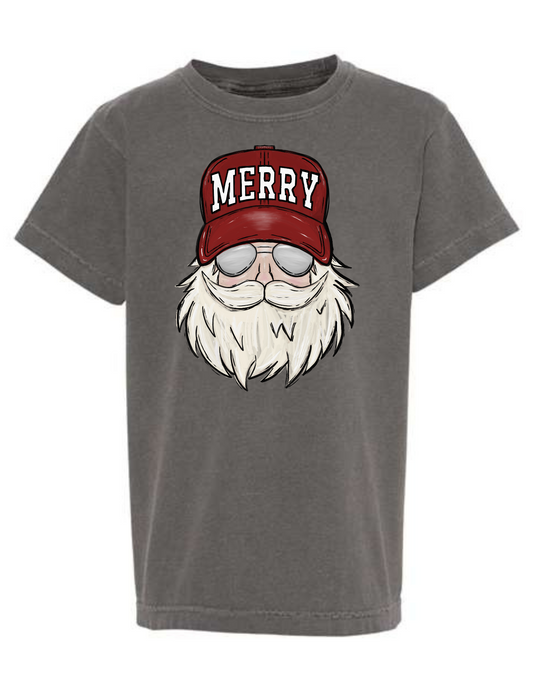 Boys Merry Santa Tee