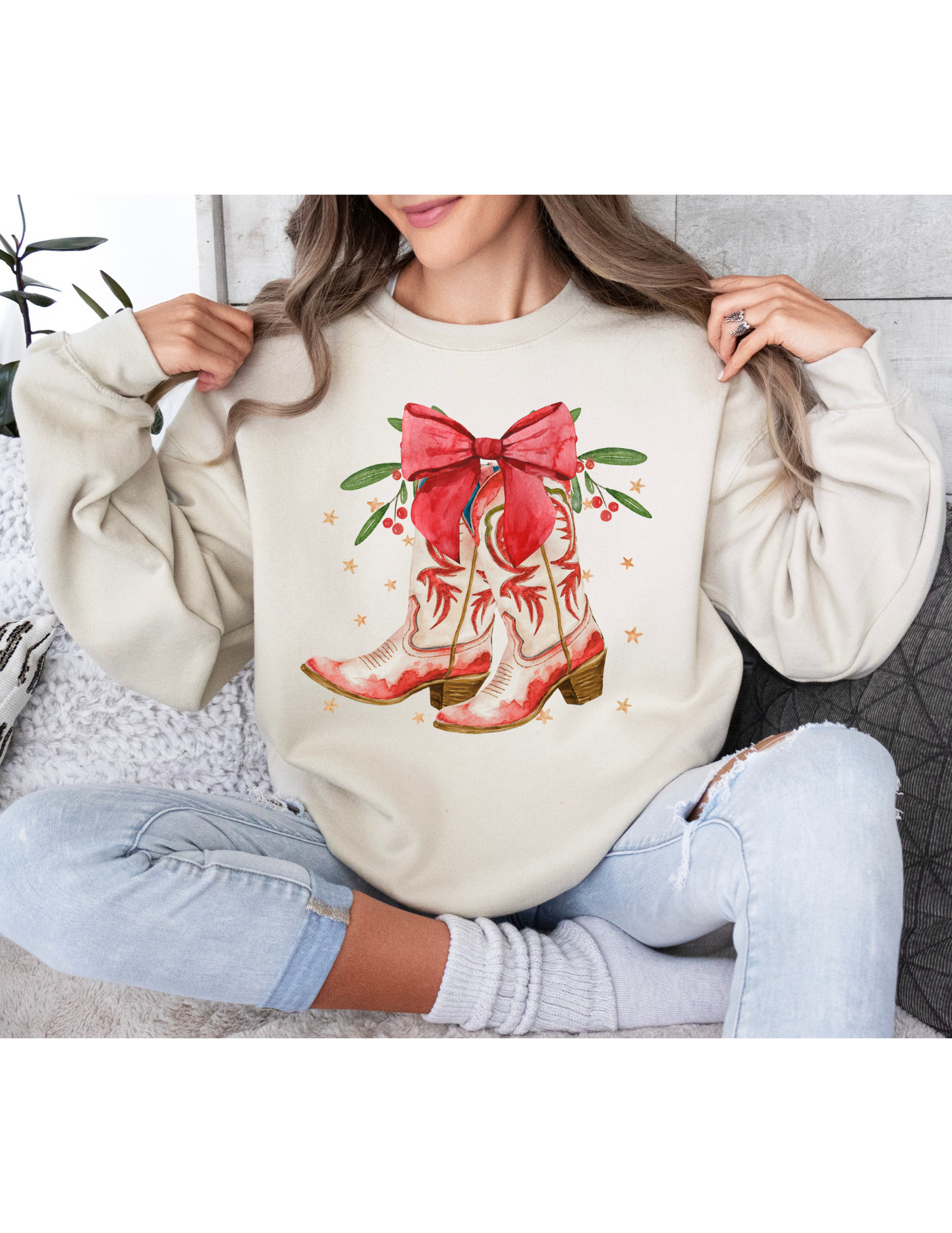 Western Christmas Sweatshirt