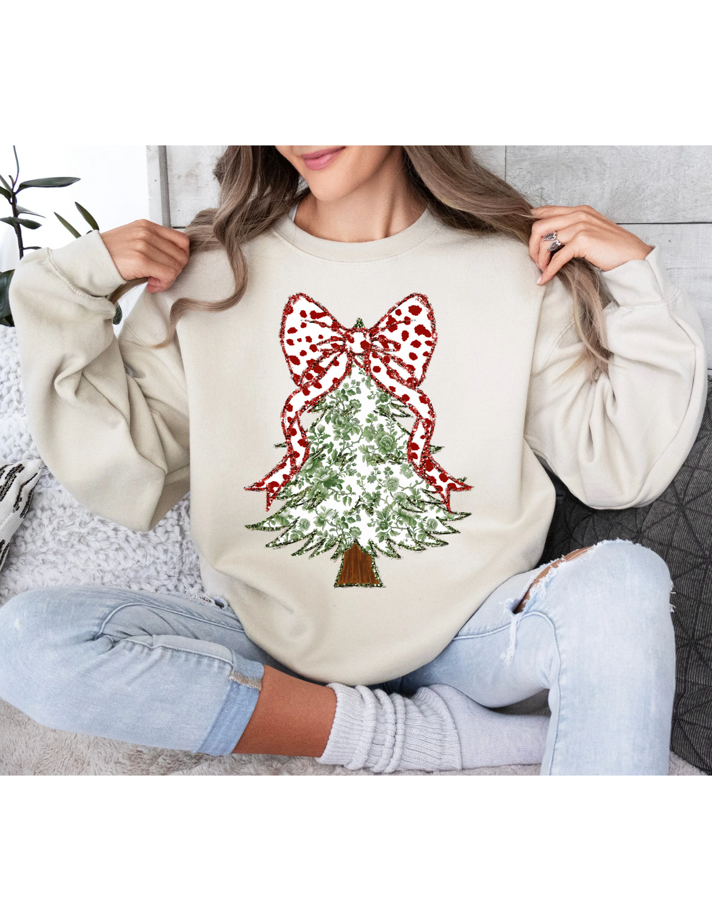 Traditional Christmas Tree Sweatshirt