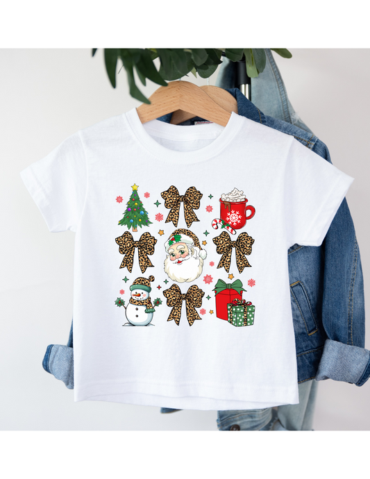 Leopard Christmas Tee