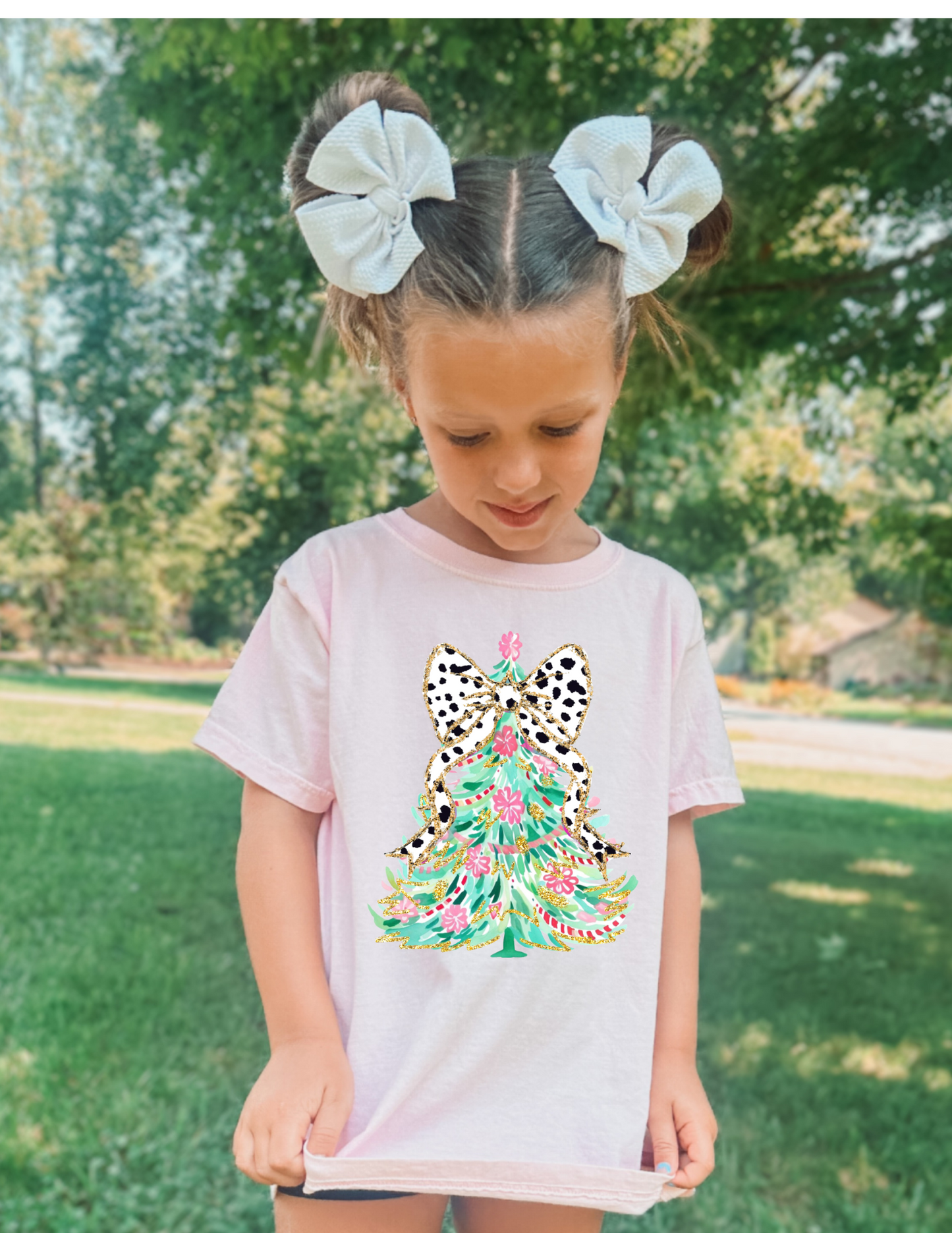 Girls Colorful Christmas Tee - MUDBUGSBTQ