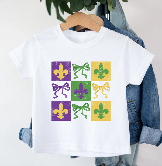 Fleur De Lis & Bows Tee