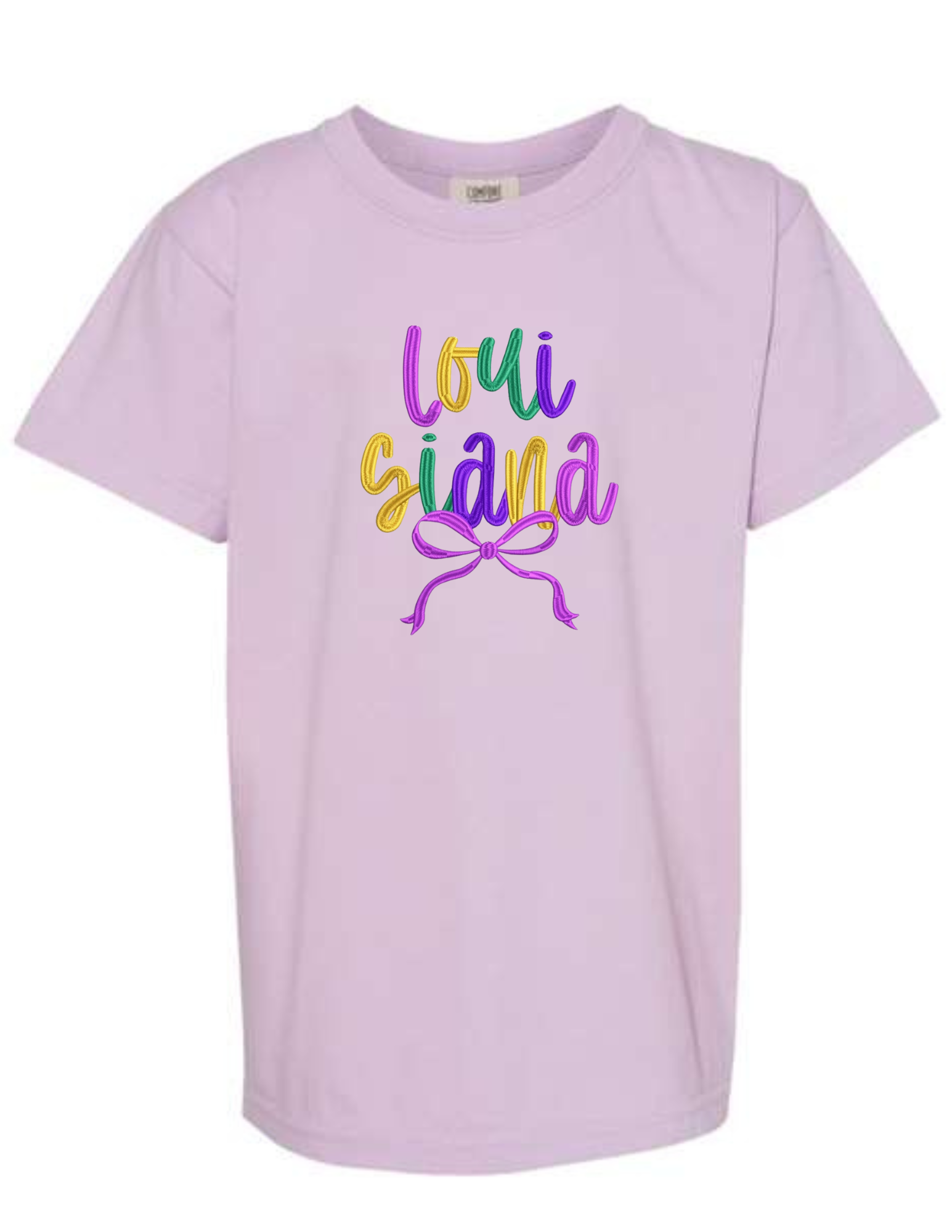 Louisiana Bow Tee - MUDBUGSBTQ