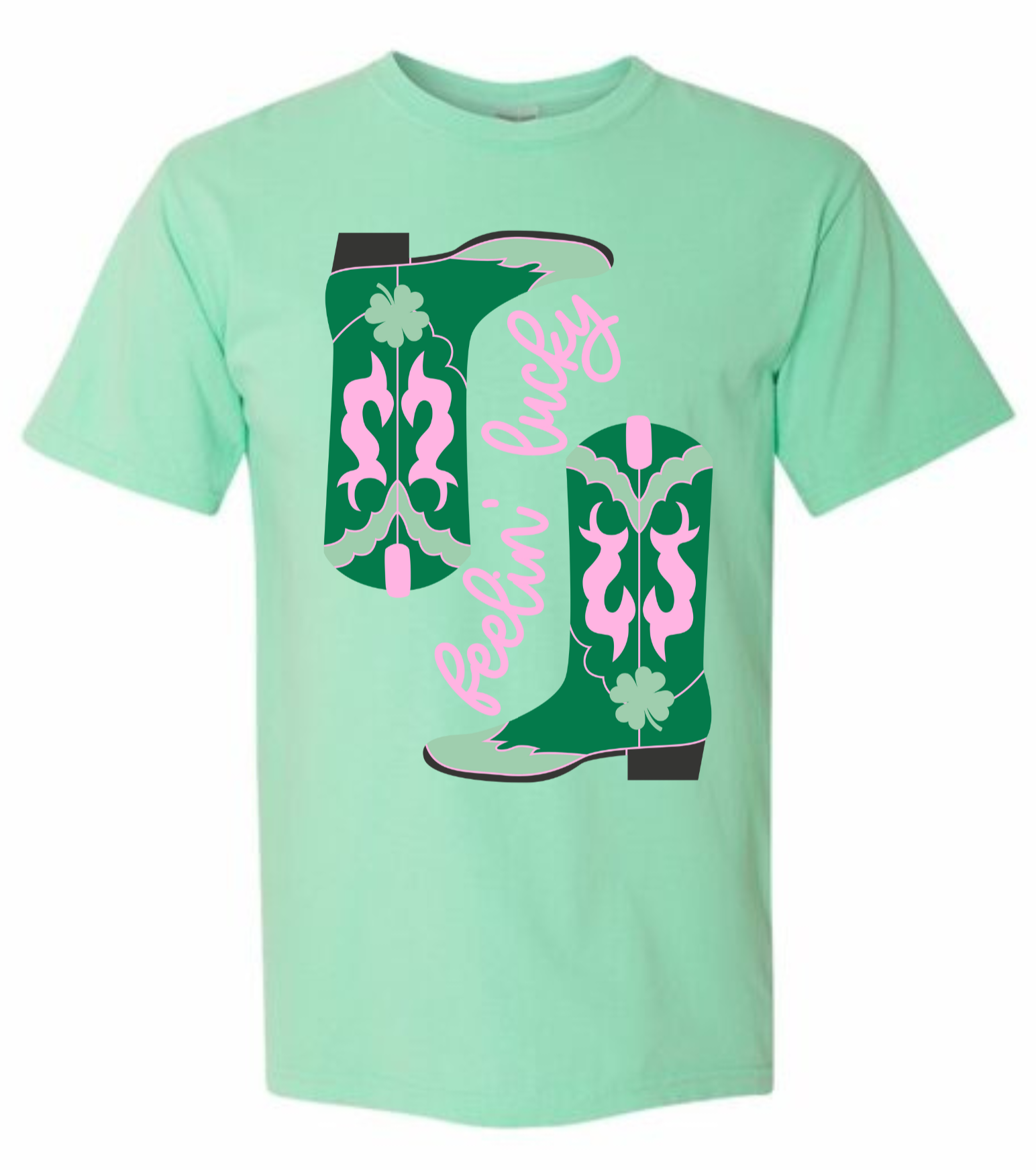 Feelin Lucky Tee - MUDBUGSBTQ