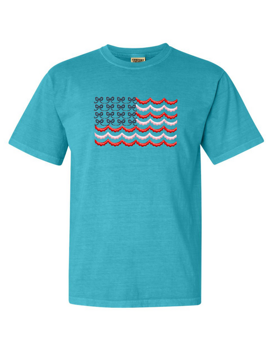 Scallops & Bow Flag Tee