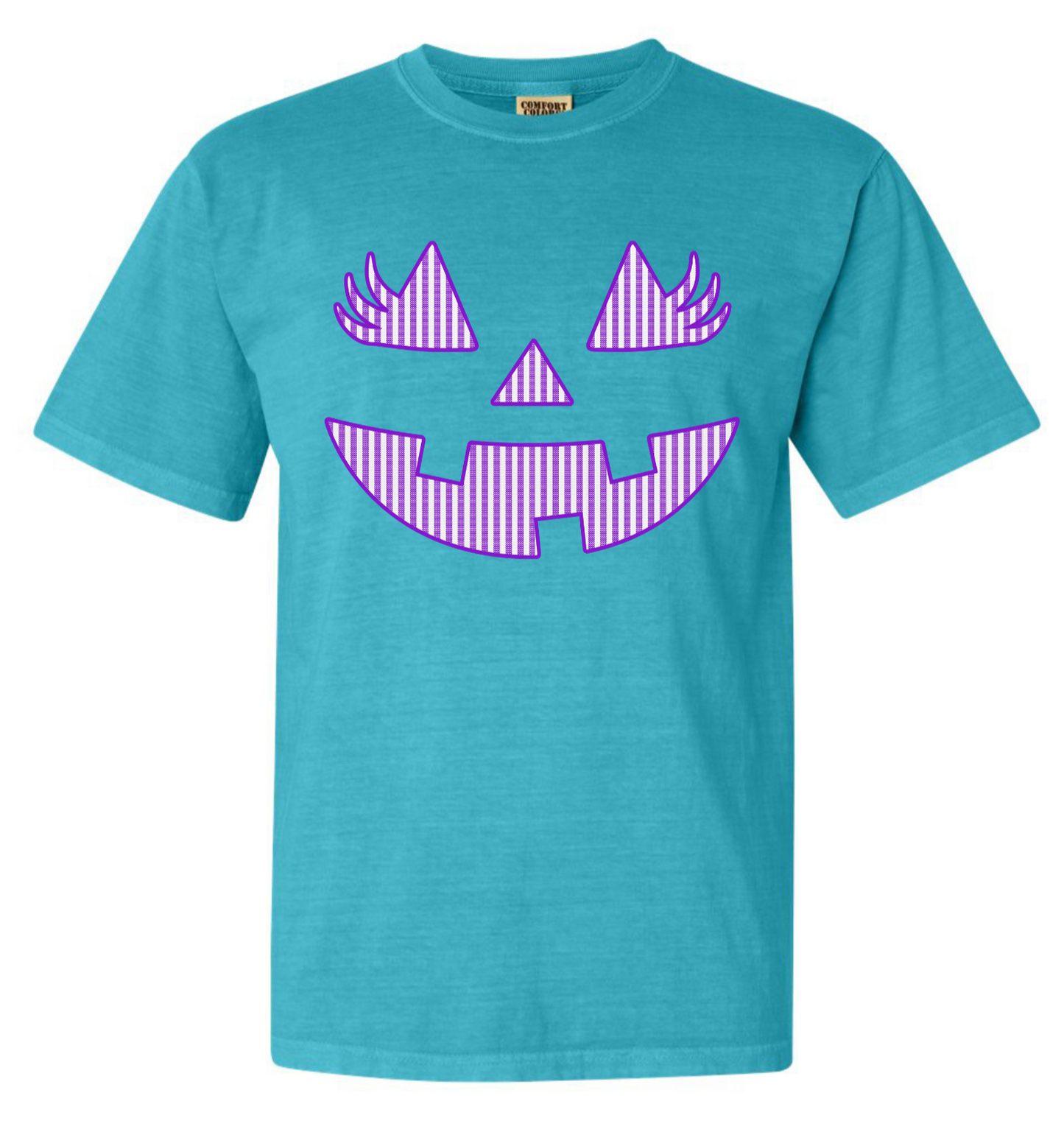 Seersucker Pumpkin Tee - MUDBUGSBTQ