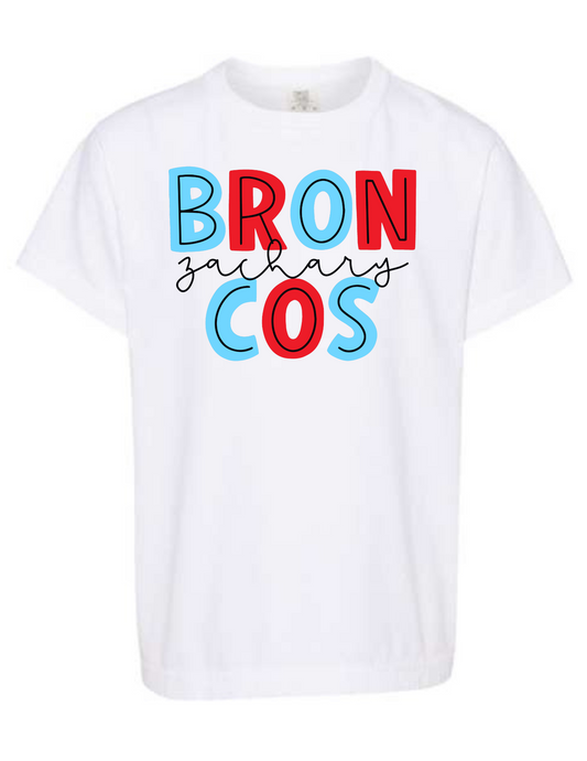 Youth Zachary Broncos Tee - MUDBUGSBTQ