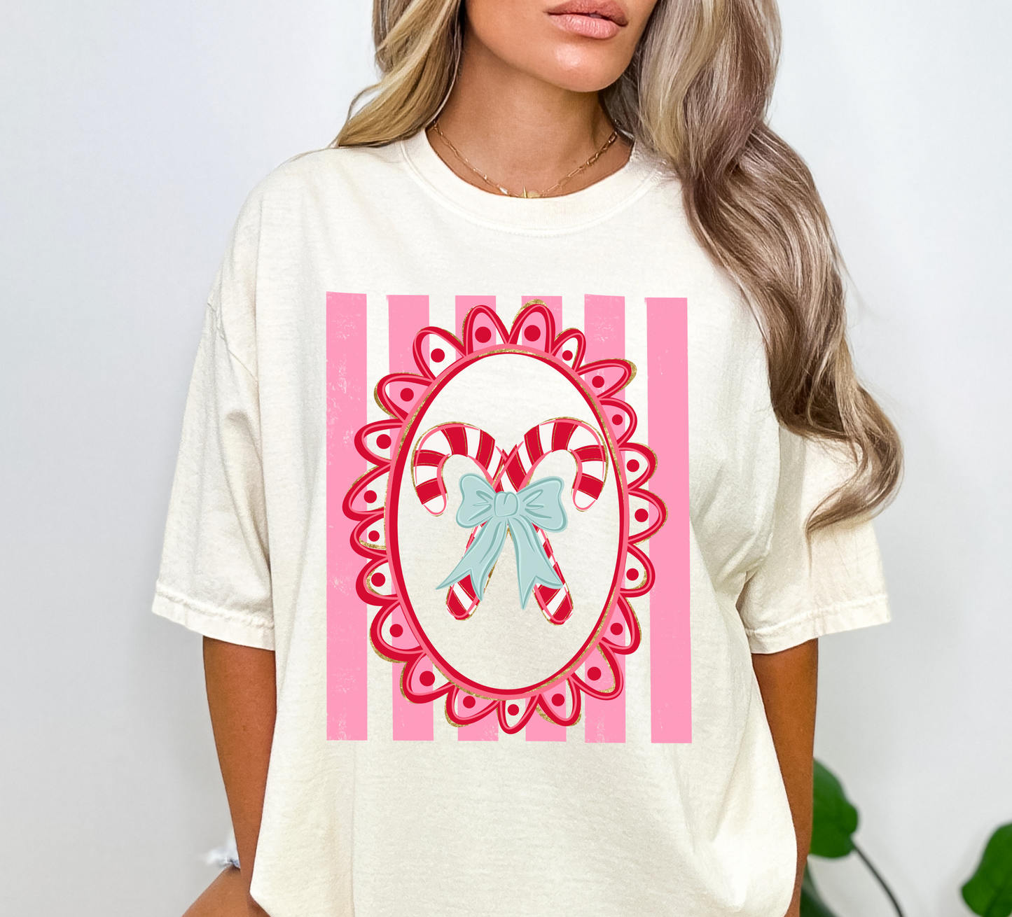 Candy Cane Frame Tee