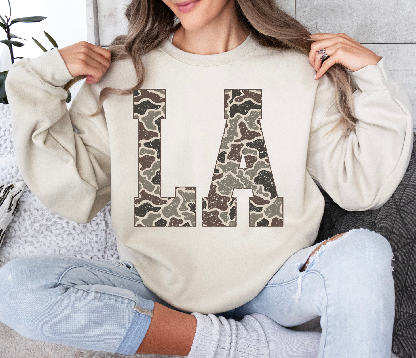 Camo LA Sweatshirt