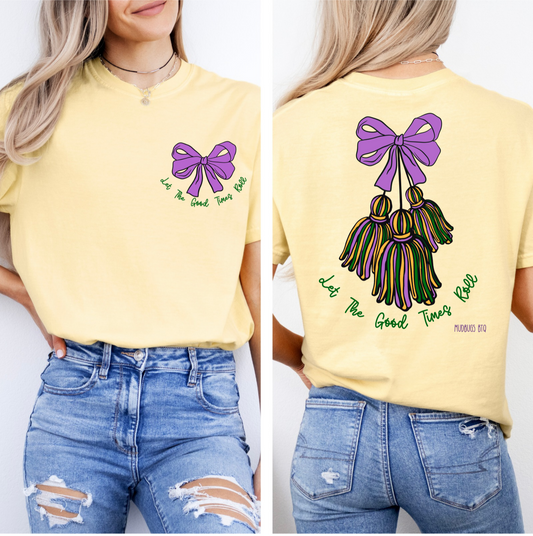 Mardi Gras Fringe Tee - MUDBUGSBTQ