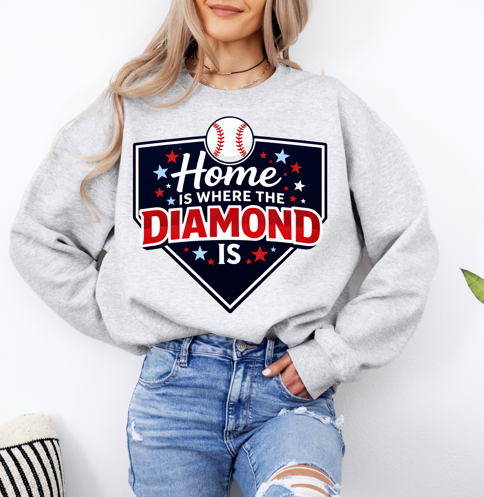 Home is Where the Diamond Is Sweatshirt - MUDBUGSBTQ
