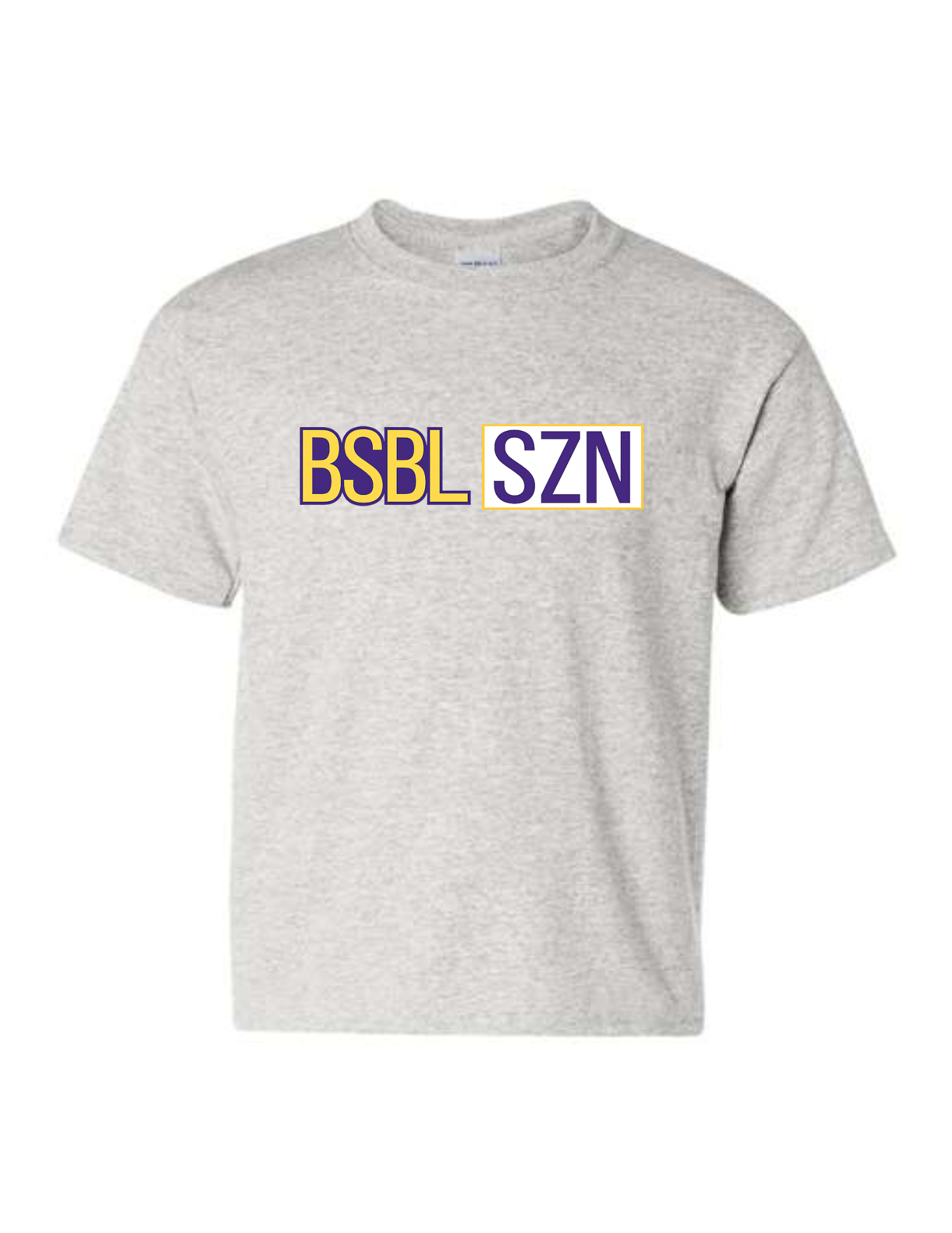 BSBL SZN Tee (Purple&Gold) - MUDBUGSBTQ