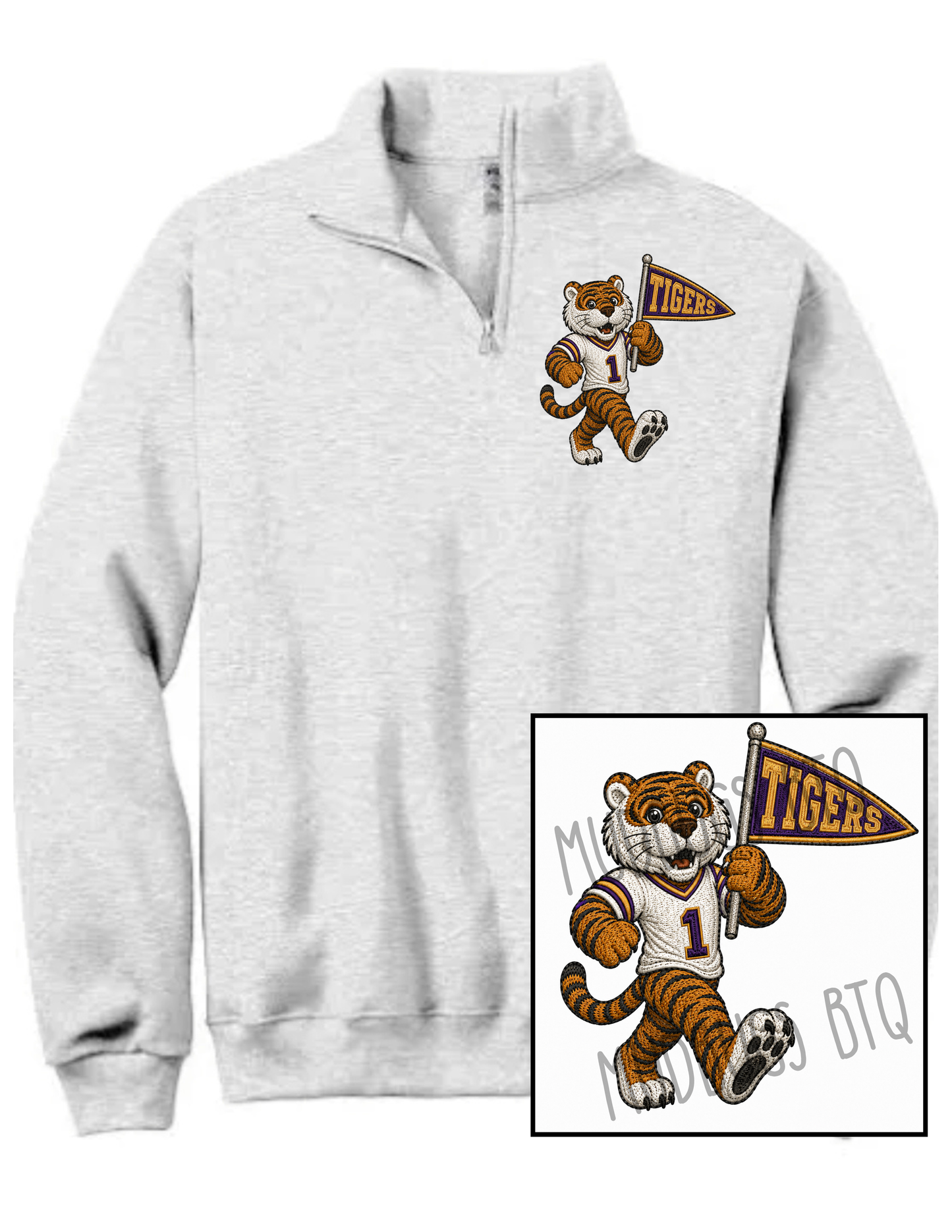 Tigers Quarter Zip Sweatshirt