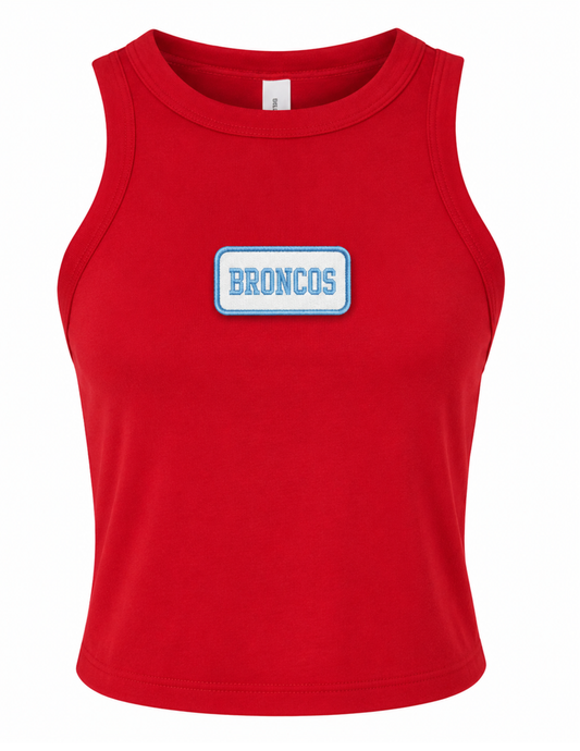 Broncos Varsity Patch Tank | Southern Spirit Collection
