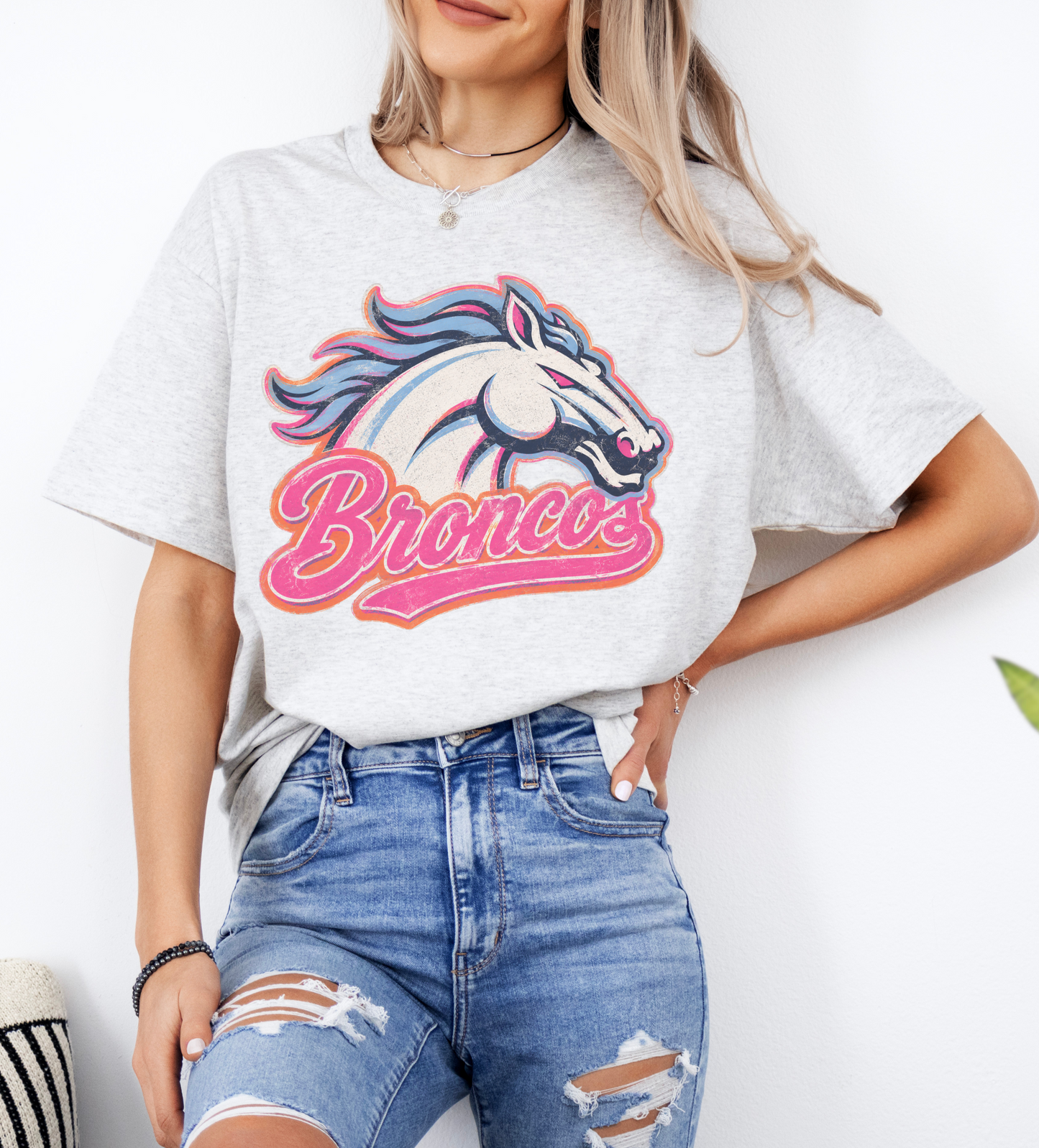 Retro Broncos Graphic Tee