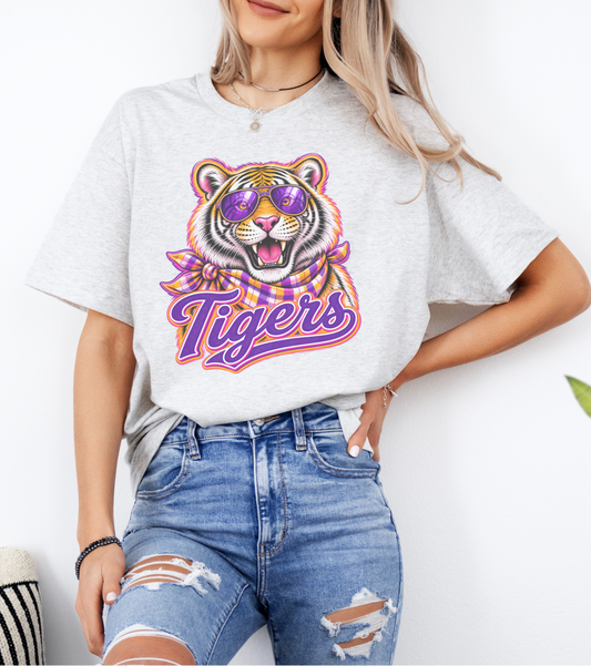 Pop of Color Tigers Tee