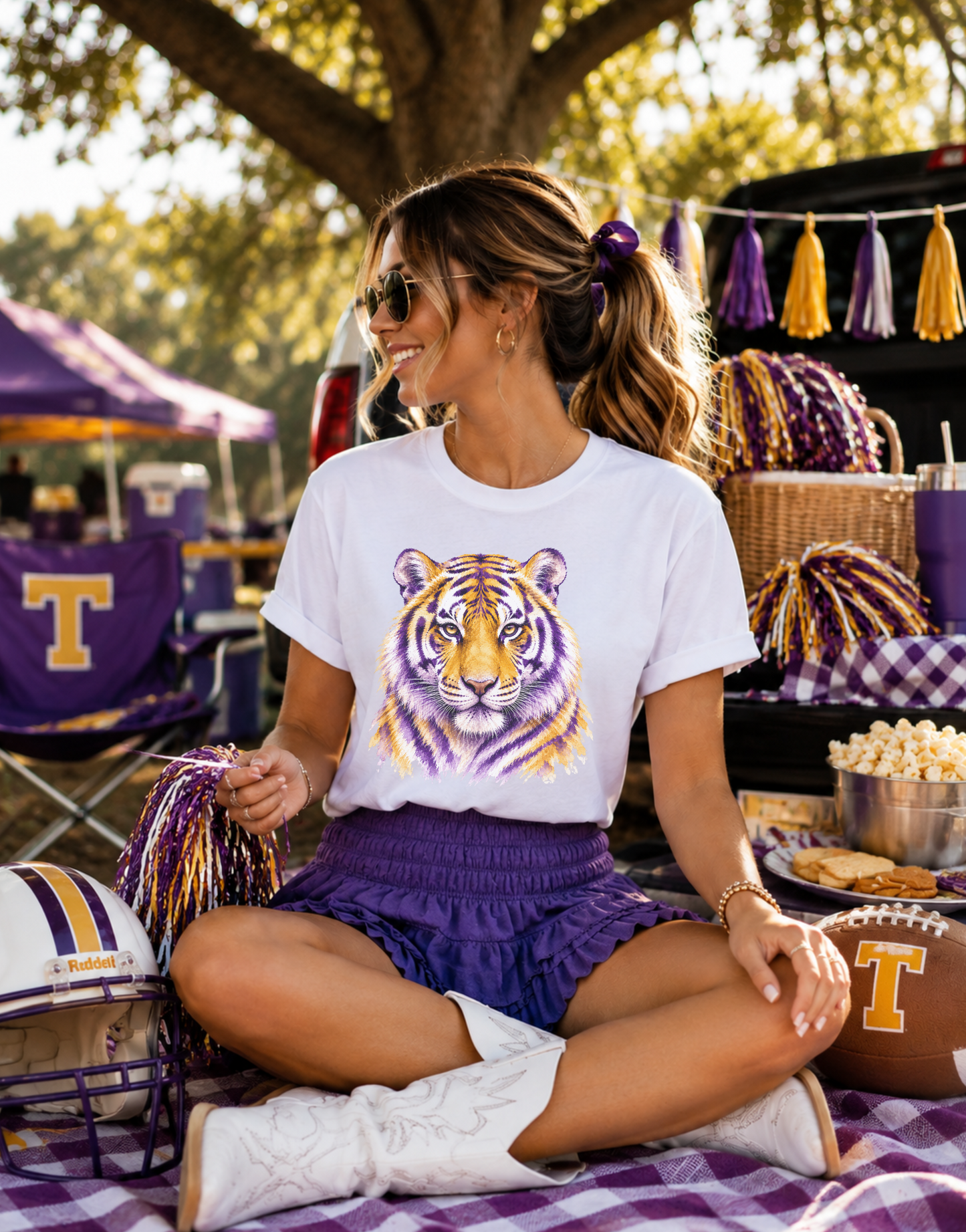 Watercolor Tiger Tee