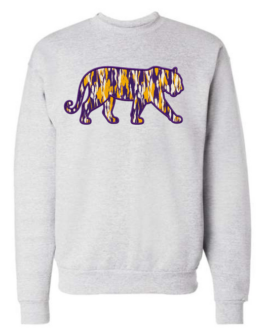 Camo Tigers Southern Spirit Applique Sweatshirt