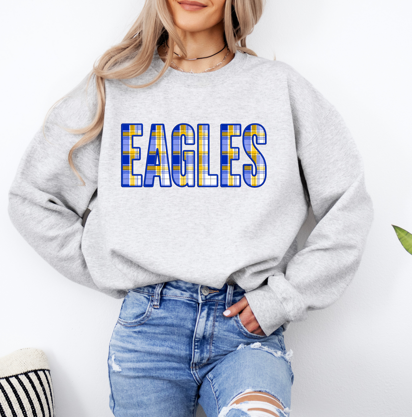 Tigers Plaid Applique - Southern Spirit Sweatshirt (Copy)