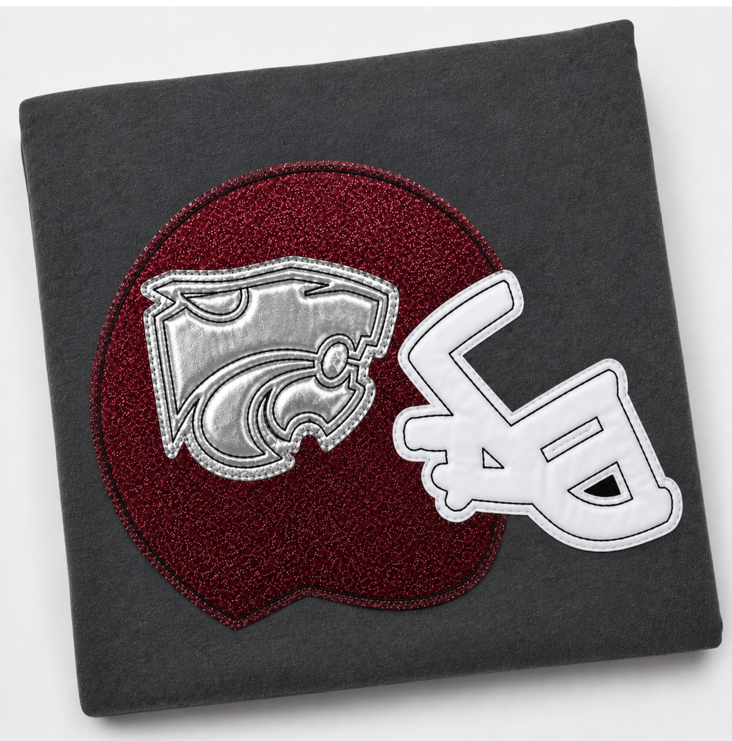 Wildcat Helmet Glitter Applique Tee